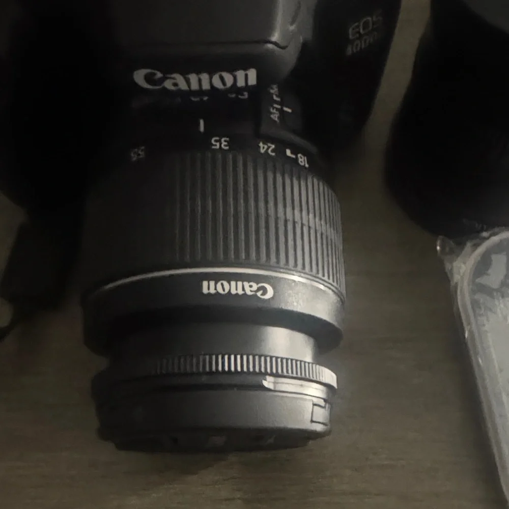 Canon EOS 4000D Black Digital Camera with Lens and Case